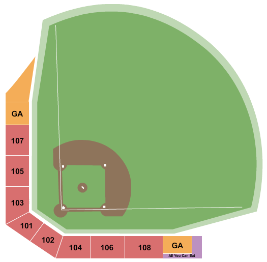 Flathead Field Baseball Seating Chart