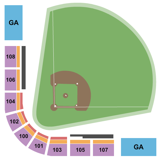 Flathead Field Baseball-2 Seating Chart