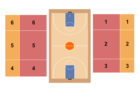 Fleming Gymnasium Basketball Seating Chart