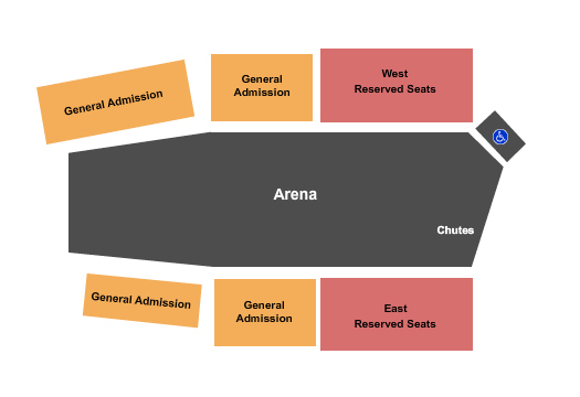 Flint Hills Rodeo Arena Rodeo Seating Chart