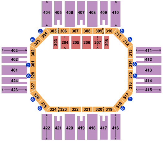 Florence Civic Center Open Floor Seating Chart