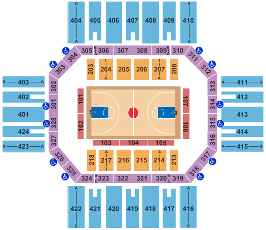 Florence Civic Center Basketball Seating Chart