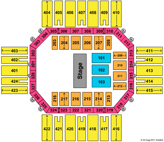 Florence Civic Center Half House Seating Chart