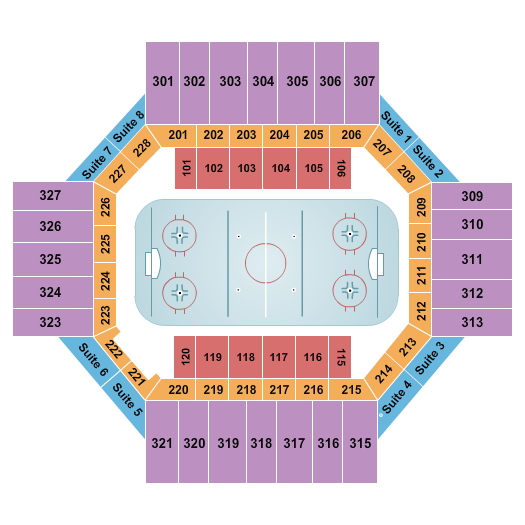 Florence Civic Center Hockey 2 Seating Chart
