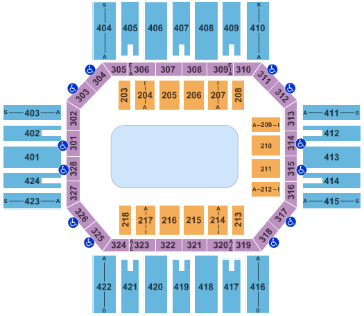 Florence Civic Center Ice Show Seating Chart