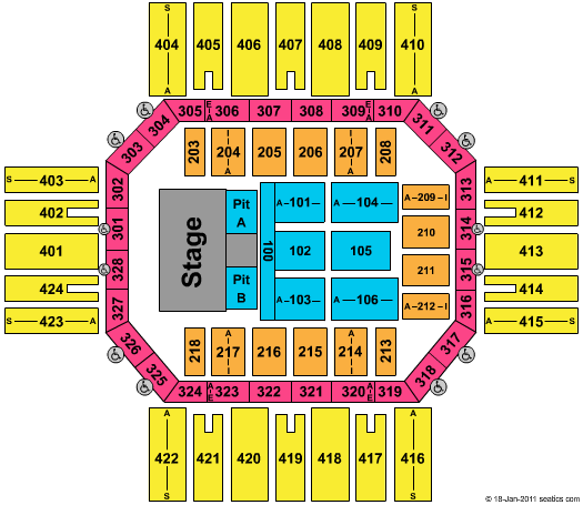 Florence Civic Center Jason Aldean Seating Chart