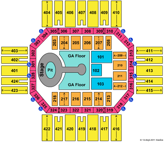 Florence Civic Center Lady Antebellum Seating Chart