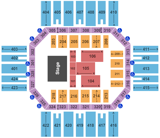 Florence Civic Center Need to Breathe Seating Chart