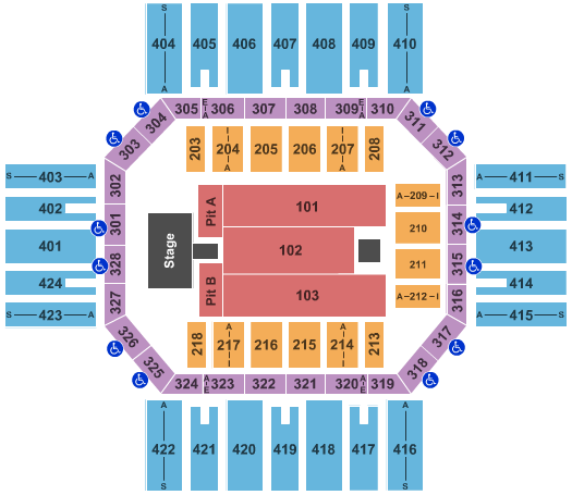 Florence Civic Center Toby Keith Seating Chart