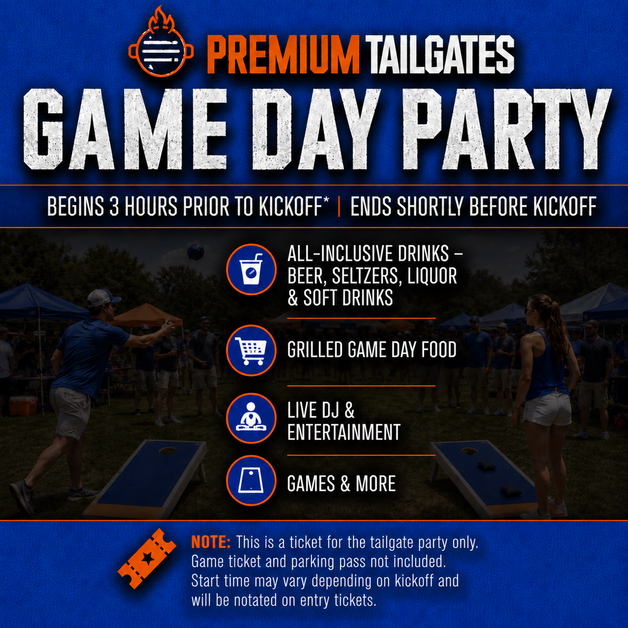 Premium Tailgate Party: Florida Gators vs. Vanderbilt Commodores