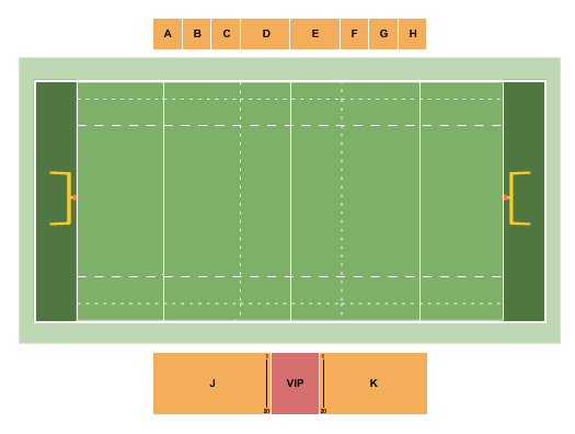 Florida Blue Training Center Rugby Seating Chart