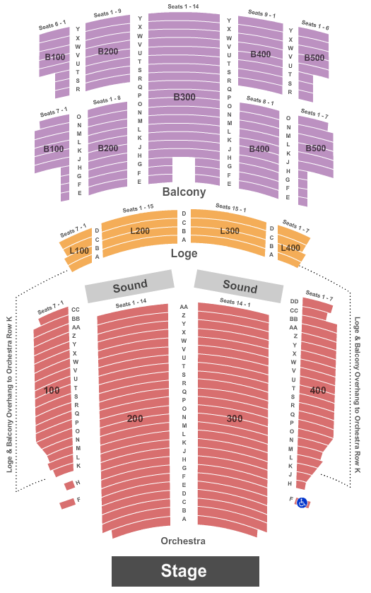 Florida Theatre Jacksonville Seating Map