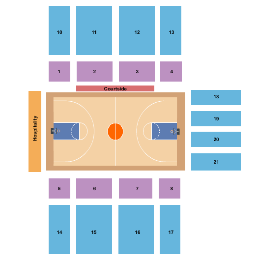 Flowers Hall Basketball Seating Chart