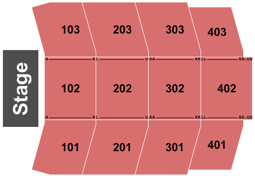 Fontainebleau Miami Beach Endstage 2 Seating Chart