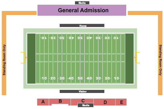 Foote Field Football Seating Chart