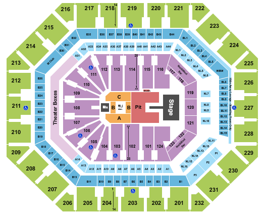 Mortgage Matchup Center Alex Warren Seating Chart