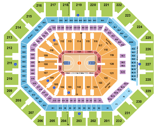 Footprint Center Basketball - Globetrotters Seating Chart