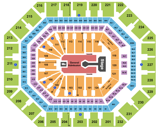 Footprint Center Don Toliver Seating Chart