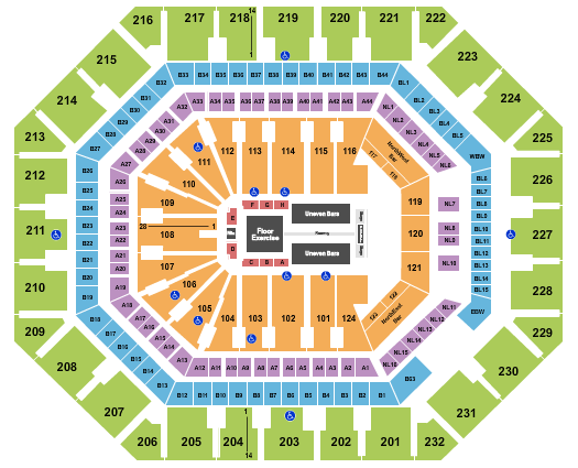 Footprint Center Gold Over America Seating Chart