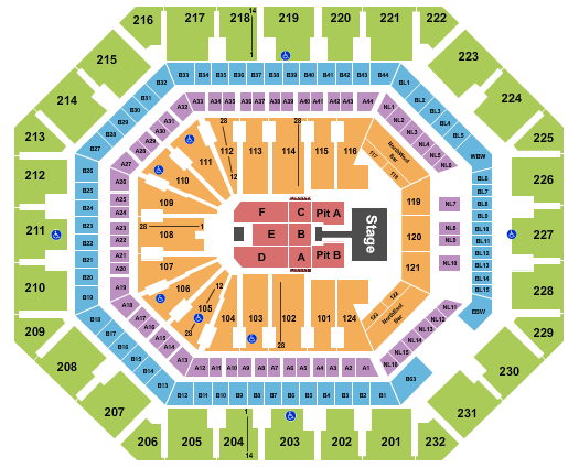 Footprint Center Kelsea Ballerini Seating Chart