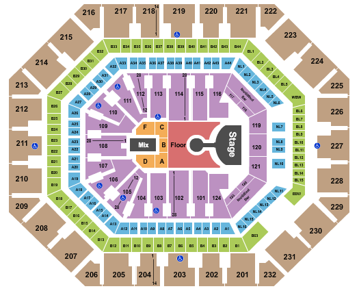 Footprint Center Lizzo Seating Chart