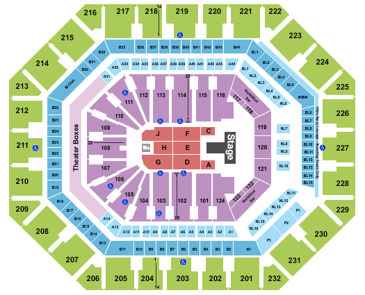 Footprint Center Maverick City Music Seating Chart