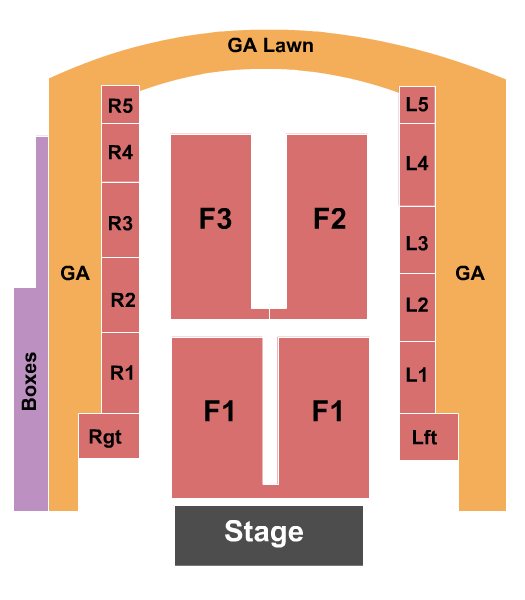 Outdoor Amphitheater At Ford Idaho Center Niall Horan Seating Chart