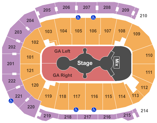 Ford Center - IN Carrie Underwood Seating Chart