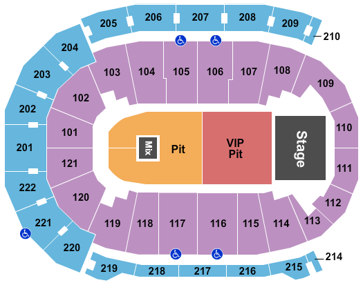Ford Center - IN seating chart event tickets center