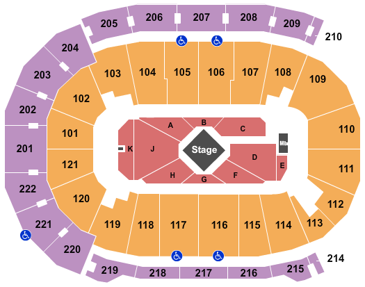 Ford Center - IN George Strait Seating Chart