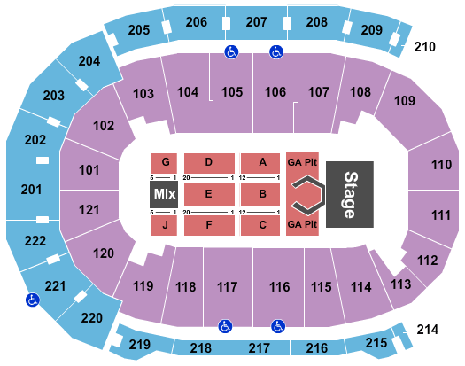Ford Center Seating Chart With Rows
