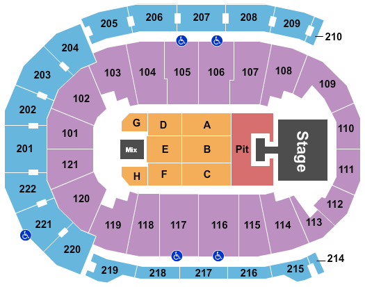 Ford Center - IN Jason Aldean Seating Chart