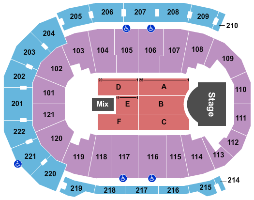 Ford Center Concert Seating Chart