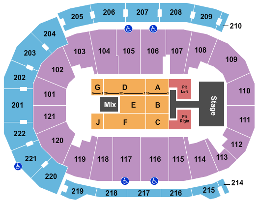 Ford Center Frisco Seating Chart