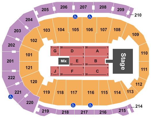 Ford Center - IN Styx Seating Chart