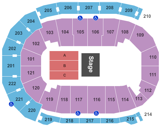 Ford Center - IN Willie Nelson Seating Chart