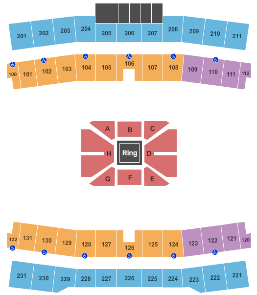 Ford Center At The Star Boxing Seating Chart