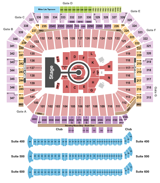 Ford Field Beyonce 2 Seating Chart