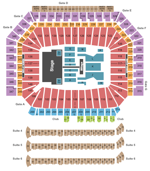Ford Field Beyonce Seating Chart