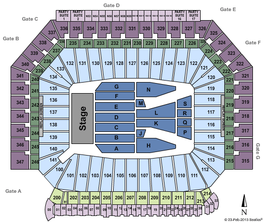 Ford Field Jay-Z and Justin Timberlake Seating Chart
