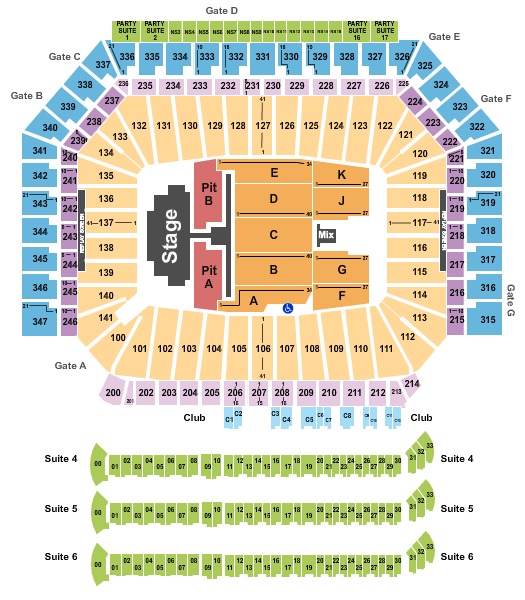 Ford Field Seating Chart Detroit