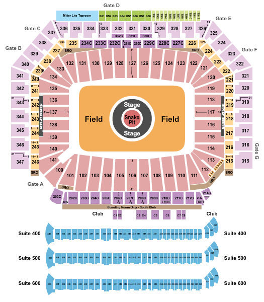 Arrowhead Stadium Seating Charts + Rows, Seat Numbers and Club Seats