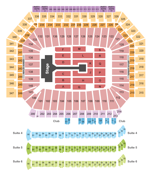 Ford Field One Direction Seating Chart