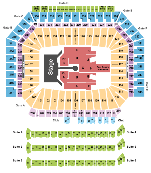 Ford Field The Rolling Stones Seating Chart