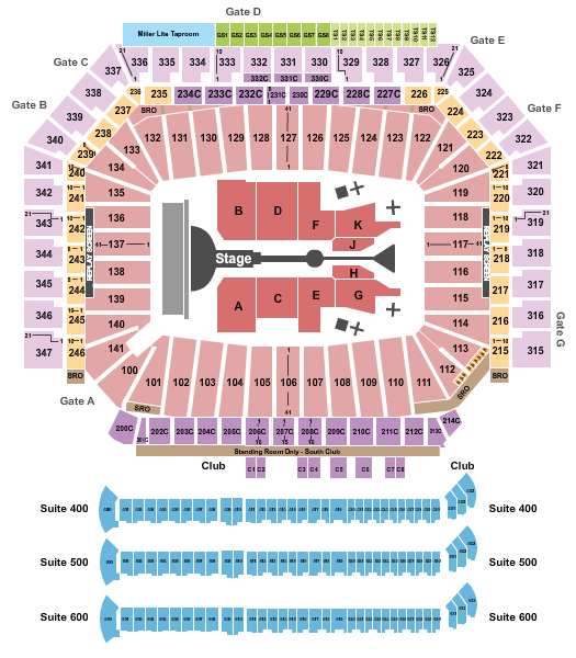 Ford Field The Weeknd Seating Chart