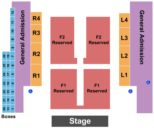 Outdoor Amphitheater At Ford Idaho Center Seating Chart - Nampa