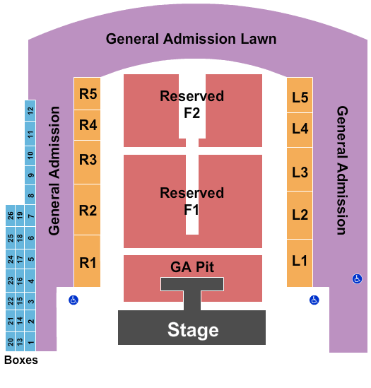 Outdoor Amphitheater At Ford Idaho Center Kenny Chesney Seating Chart