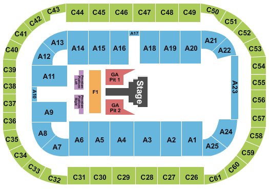 Arena At Ford Idaho Center Brandon Lake Seating Chart