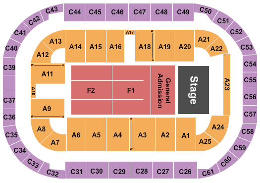 Arena At Ford Idaho Center Guns N Roses Seating Chart
