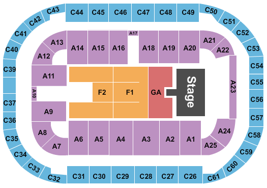 Arena At Ford Idaho Center Jon Pardi Seating Chart